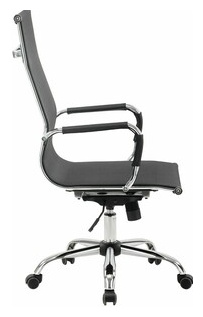 Кресло офисное Brabix Line EX 530 хром/сетка черное (531846) 531846