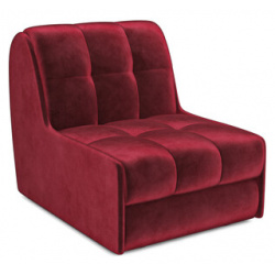 Кресло кровать Mebel Ars Барон №2 (бархат красный STAR VELVET 3 DARK RED) M3 10 1