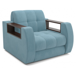 Кресло кровать Mebel Ars Барон №3 (голубой Luna 089) M3 13 12