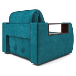 Кресло кровать Mebel Ars Барон №3 (бархат сине зеленый STAR VELVET 43 BLACK GREEN) M3 13 2