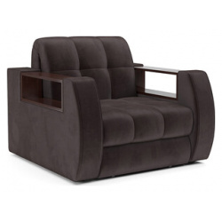 Кресло кровать Mebel Ars Барон №3 (бархат шоколадный STAR VELVET 60 COFFEE) M3 13 3