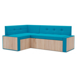 Кухонный диван Mebel Ars Таллин левый угол (синий) 190х83х120 см M11 4 19