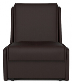 Кресло кровать Mebel Ars Аккорд №2  экокожа (шоколад) М3 3 33