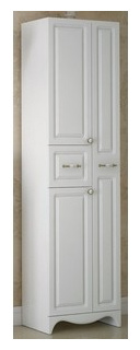 Шкаф пенал Corozo Классика 50 белый (SD 00000337) SD 00000337