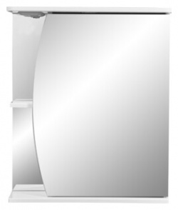 Зеркало шкаф Stella Polar Лана 60 с подсветкой  правый белый (SP 00000049) SP 00000049