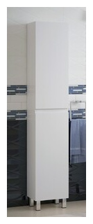 Шкаф пенал Corozo Альтаир 35 напольный  белый (SD 00000503) SD 00000503