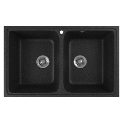 Кухонная мойка GreenStone GRS 15 308 черная Коллекция  Материал мойки