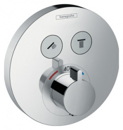 Термостат для ванны Hansgrohe ShowerSelect S механизма 01800180  хром (15743000) HG15743000