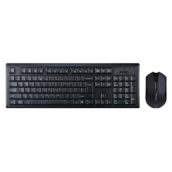 Комплект клавиатура и мышь A4Tech V Track 4200N клав черный USB беспроводная Multimedia 4200N(GR 92+G3 200N)  3702IC