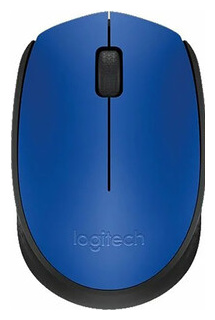 Мышь Logitech M171 Blue (синяя  оптическая 1000dpi 2 4 GHz/USB ресивер) (M/N: M R0060 / C U0010) 910 004640