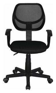 Кресло компактное Brabix Flip MG 305 ткань TW черное (531952) 531952 Тип