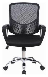 Кресло Brabix Next MG 318 с подлокотниками/хром черное (531834) 531834