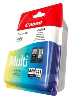 Картридж струйный Canon PG 440/CL 441 5219B005  черный /трехцветный 2 шт (180 стр ) (5219B005)