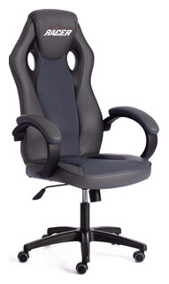 Компьютерное кресло TetChair RACER GT new кож/зам/ткань  металлик/серый 36/12 13251