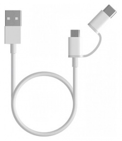 Кабель Xiaomi Mi 2 in 1 USB Cable Micro to Type C 30см SJX02ZM (SJV4083TY) SJV4083TY