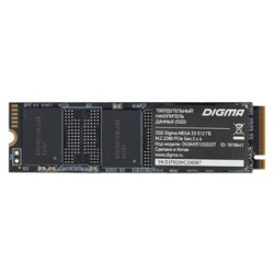 Накопитель SSD Digma PCI E x4 512Gb DGSM3512GS33T MEGA S3 M 2 2280 (DGSM3512GS33T)