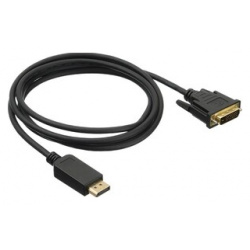 Кабель аудио видео Buro 1 1v DisplayPort (m)/DVI D (Dual Link) (m) 2м  Позолоченные контакты черный (BHP DPP_DVI 2) BHP 2