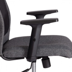 Кресло TetChair PROFIT PLT ткань  серый/черный 207/W 11 (20614) 20614