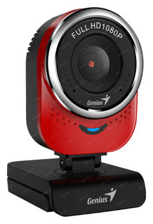 Веб камера Genius QCam 6000  угол обзора 90гр по вертикали вращение на 360 гр встроенный микрофон 1080P полный HD 30 ка (32200002409) 32200002409