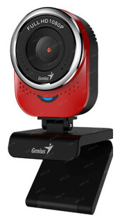 Веб камера Genius QCam 6000  угол обзора 90гр по вертикали вращение на 360 гр встроенный микрофон 1080P полный HD 30 ка (32200002409) 32200002409