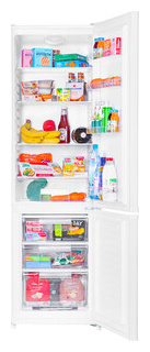 Холодильник MAUNFELD MFF180W Общий полезный объем 252 л  холодильной