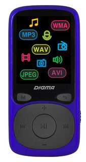MP3 плеер Digma B4 8Gb blue 
