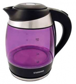 Чайник электрический StarWind SKG2217 фиолетовый/черный 