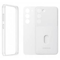 Чехол Samsung для Galaxy S23 Frame Case белый (EF MS911CWEGRU) EF MS911CWEGRU