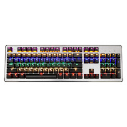 Клавиатура Oklick 970G Dark Knight механическая черный/серебристый USB for gamer LED 