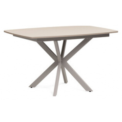Стеклянный стол Woodville Палу латте / капучино 528468