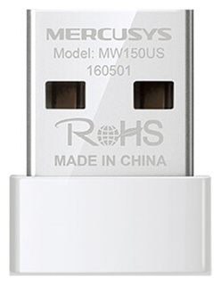 Сетевой адаптер WiFi Mercusys MW150US N150 USB 2 0 (MW150US) мес  Тип