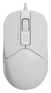 Мышь A4Tech Fstyler FM12 белый оптическая (1200dpi) USB (3but)  WHITE