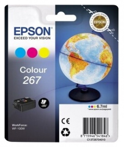 Картридж Epson I/C WF 100W (Tri colour c m y) (C13T26704010) C13T26704010