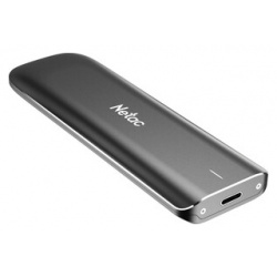 Внешний накопитель SSD NeTac ZX Black USB 3 2 Gen Type C External 1TB  R/W up to 1050MB/950MB/s with A cable and NT01ZX 001T 32BK