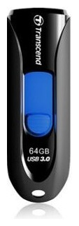 Флеш накопитель Transcend 64GB JetFlash 790 (Black/blue) (TS64GJF790K) TS64GJF790K