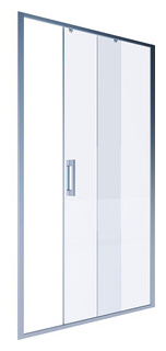 Душевая дверь Alex Baitler 110х200 прозрачная  сатин (AB61C110) AB61C110