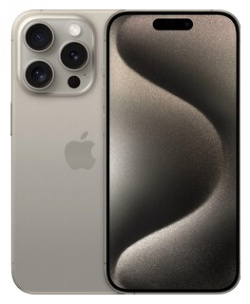 Смартфон Apple iPhone 15 Pro 256Gb A3104 2Sim титан MTQA3CH/A