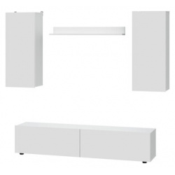Гостиная SV  мебель МГС 10 Белый текстурный (101816) 101816