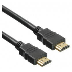 Кабель HDMI Buro 2 0 (m)/HDMI (m) 3м  позолоч конт черный (BHP 0) BHP 3