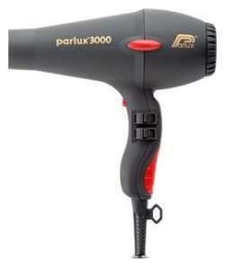 Фен Parlux 3000 Soft Touch черный 0901 чёрный