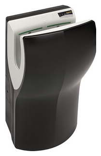 Сушилка для рук Mediclinics Dualflow Plus высокоростная  1100 Вт черная (M24AB) M24AB