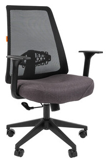 Офисное кресло Chairman 535 Россия LT ткань черный/серый (00 07131869) 00 07131869