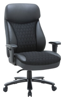Офисное кресло Chairman CH414 экокожа/ткань  черный (00 07145955) 00 07145955