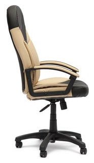 Кресло офисное TetChair TWISTER кож/зам черный/бежевый 36 6/36 34 5851