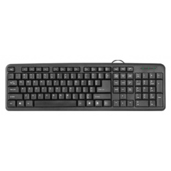 Клавиатура Defender HB 420 RU  черный полноразмерная (45420) 45420