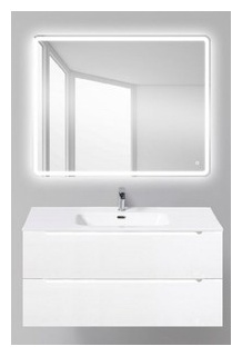 Мебель для ванной BelBagno Etna 100х45 bianco lucido 