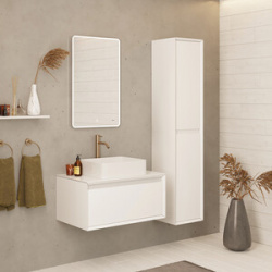Мебель для ванной Dreja Insight 80 с ящиком  белый глянец