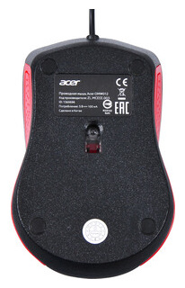 Мышь Acer OMW012 черный/красный (ZL MCEEE 003) ZL 003