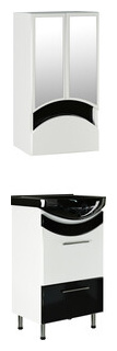 Мебель для ванной Mixline Радуга 50 черная Коллекция  Тип мебели комплект