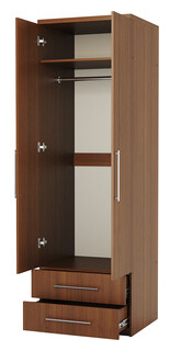 Шкаф для одежды с ящиками Шарм Дизайн Мелодия МШЯ 21 60х60 орех Тип